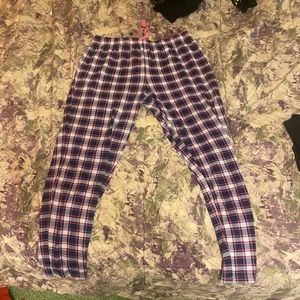 Plaid pajama pants